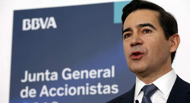El presidente de BBVA Carlos Torres