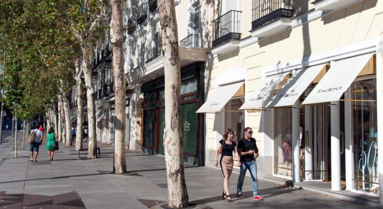 Calle Serrano de Madrid
