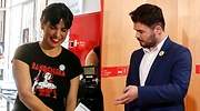 Teresa Rodríguez y Rufián arremeten contra la consulta interna convocada por Podemos sobre el pacto con Sánchez