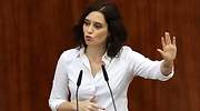 Ayuso insiste en que rebajará medio punto de IRPF a todos los madrileños en plena ofensiva fiscal del Gobierno y sus socios