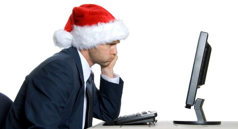 trabajador papa noel