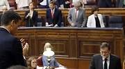 Pedro Sánchez firma la primera moción de censura que triunfa en democracia