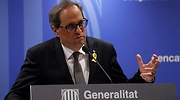 Quim Torra, ante la inhabilitación por mantener símbolos en época electoral