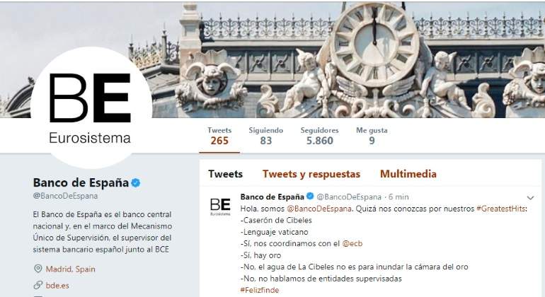 Twitter Banco de Espaa