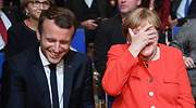 Merkel y Macron, abiertos a la condicionalidad del fondo de rescate europeo