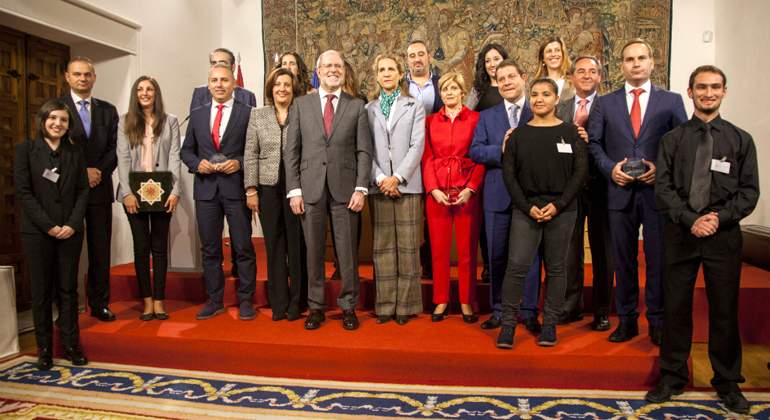 La intanta Elena, presente en el acto