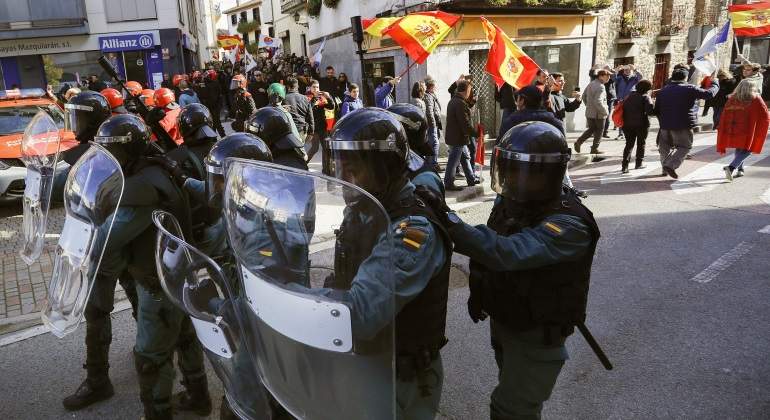 Tensión en Alsasua por un acto con Cs, PP y Vox