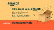 Amazon vuelve a celebrar el Black Friday con una pop-up store en el centro de Madrid