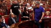 Bronca sesión en el Parlament con Torra pidiendo a gritos la libertad de los miembros de los CDR detenidos y Carrizosa expulsado