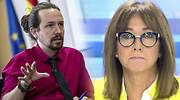Ana Rosa responde enfadada al dardo de Pablo Iglesias: Yo no voto a Podemos, pero tampoco a Vox
