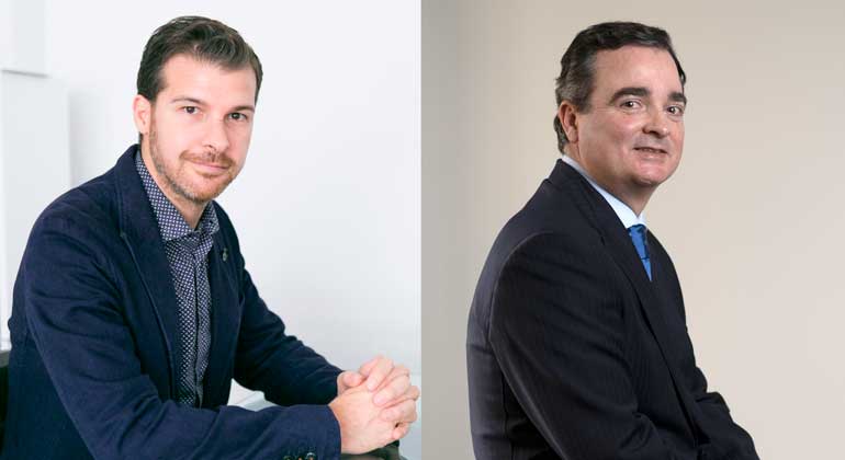 Santiago Cano izda y Guillermo Ruiz de Aza gestores del Dux Iberian Value