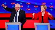 Bernie Sanders y Elizabeth Warren: aliados contra los centristas y rivales por liderar la izquierda de EEUU