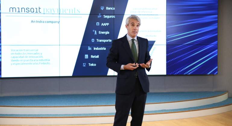 El director general de Servicios Financieros de Minsait Indra Borja Ochoa