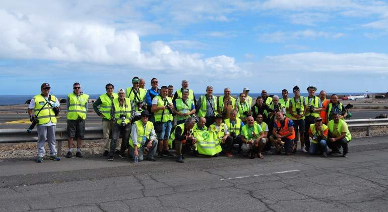 El Aeropuerto de Gran Canaria recibe a ms de 30 spotters de diferentes ciudades espaolas y europeas en el VI Open Day LPA