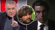 ¡Soberbio, engreído, caradura!: brutal enfado de Ferreras con Aznar tras sus mentiras ante Évole