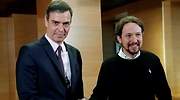 Sánchez e Iglesias acuerdan trabajar en un Gobierno de cooperación poco definido