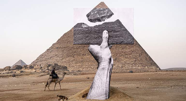 Pirmides Egipto arte contemporneo