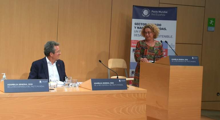 La secretaria de la Red Espaola del Pacto Mundial Clara Arpa