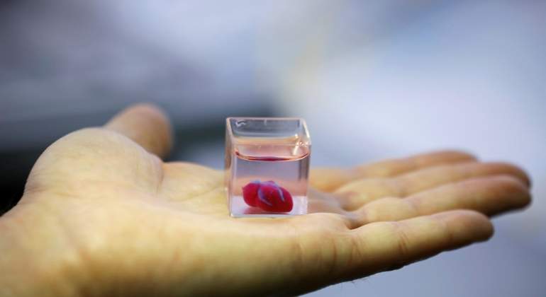 Imprimen en 3D el primer corazón con tejido humano