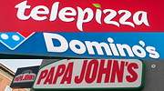 Telepizza, Dominos o Papa Johns, ¿cuál es la mejor pizza para pedir a domicilio?