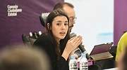 Irene Montero, convencida de que la próxima persona al frente de Podemos será una mujer