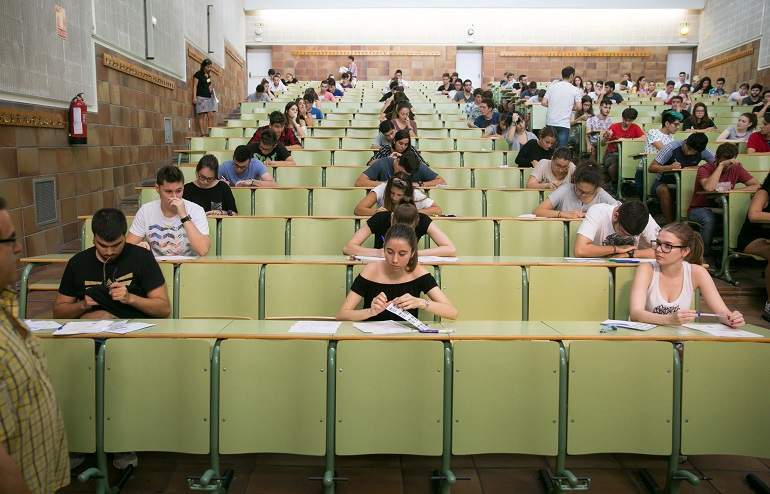 Pruebas de acceso a la universidad en Zaragoza