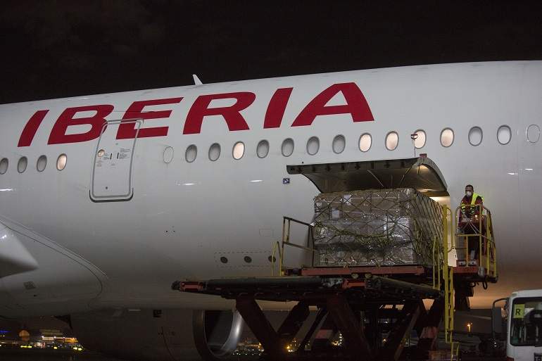 Corredor areo sanitario de Iberia