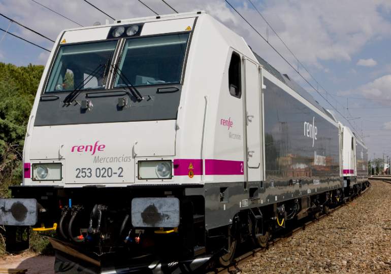 Locomotora de mercancas de Renfe
