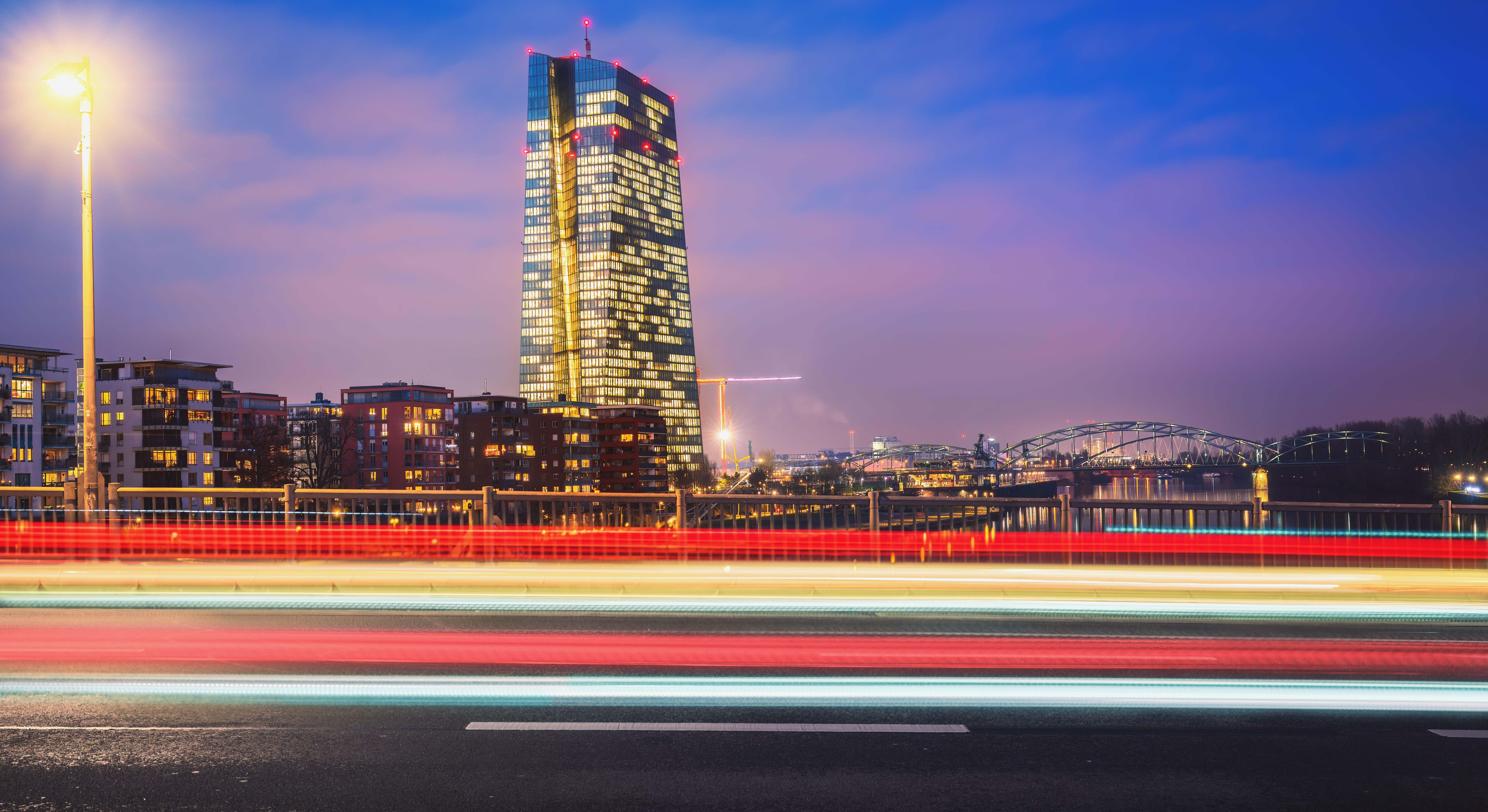 Vista del edificio del BCE