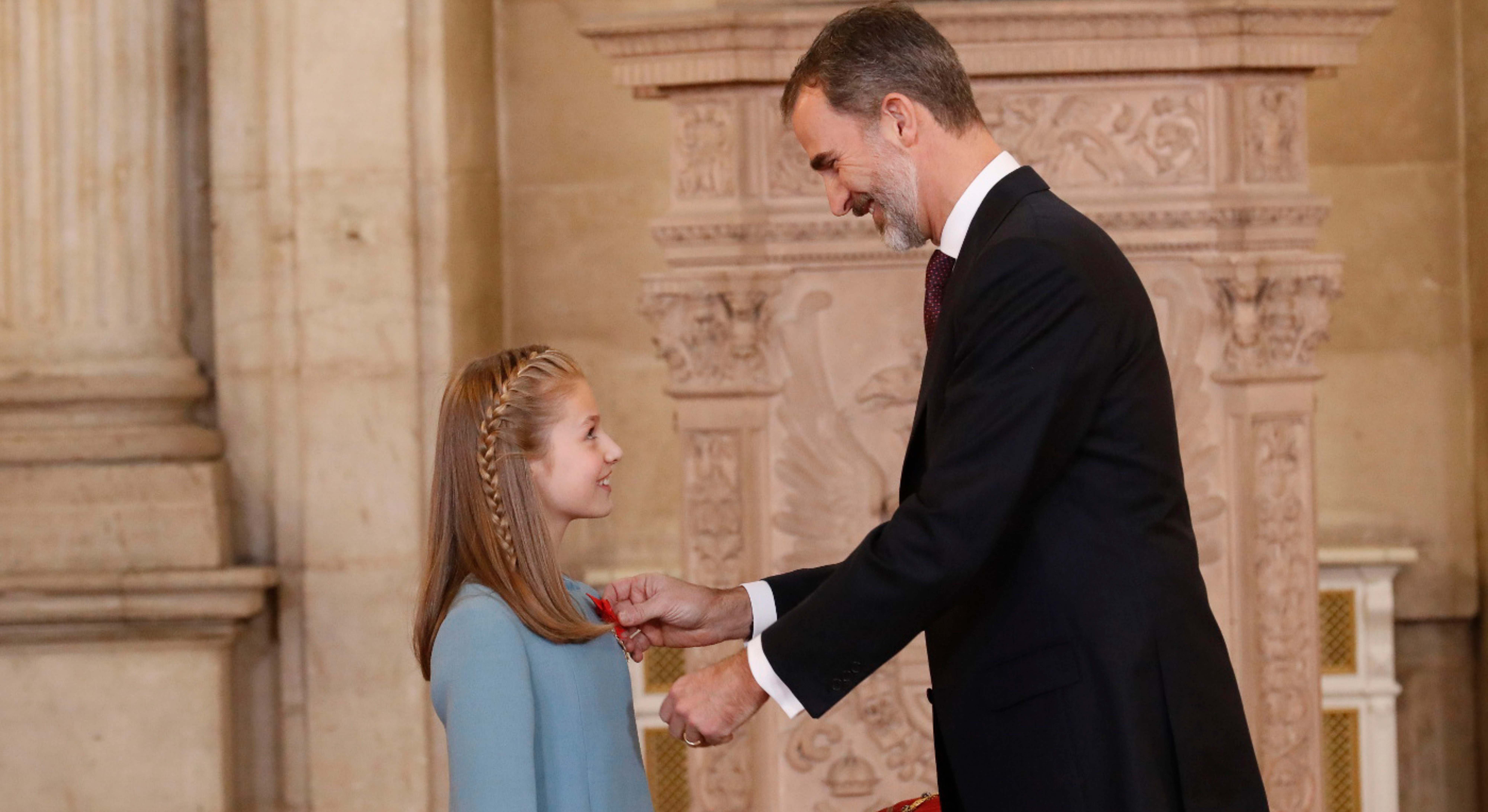 Felipe VI y Leonor