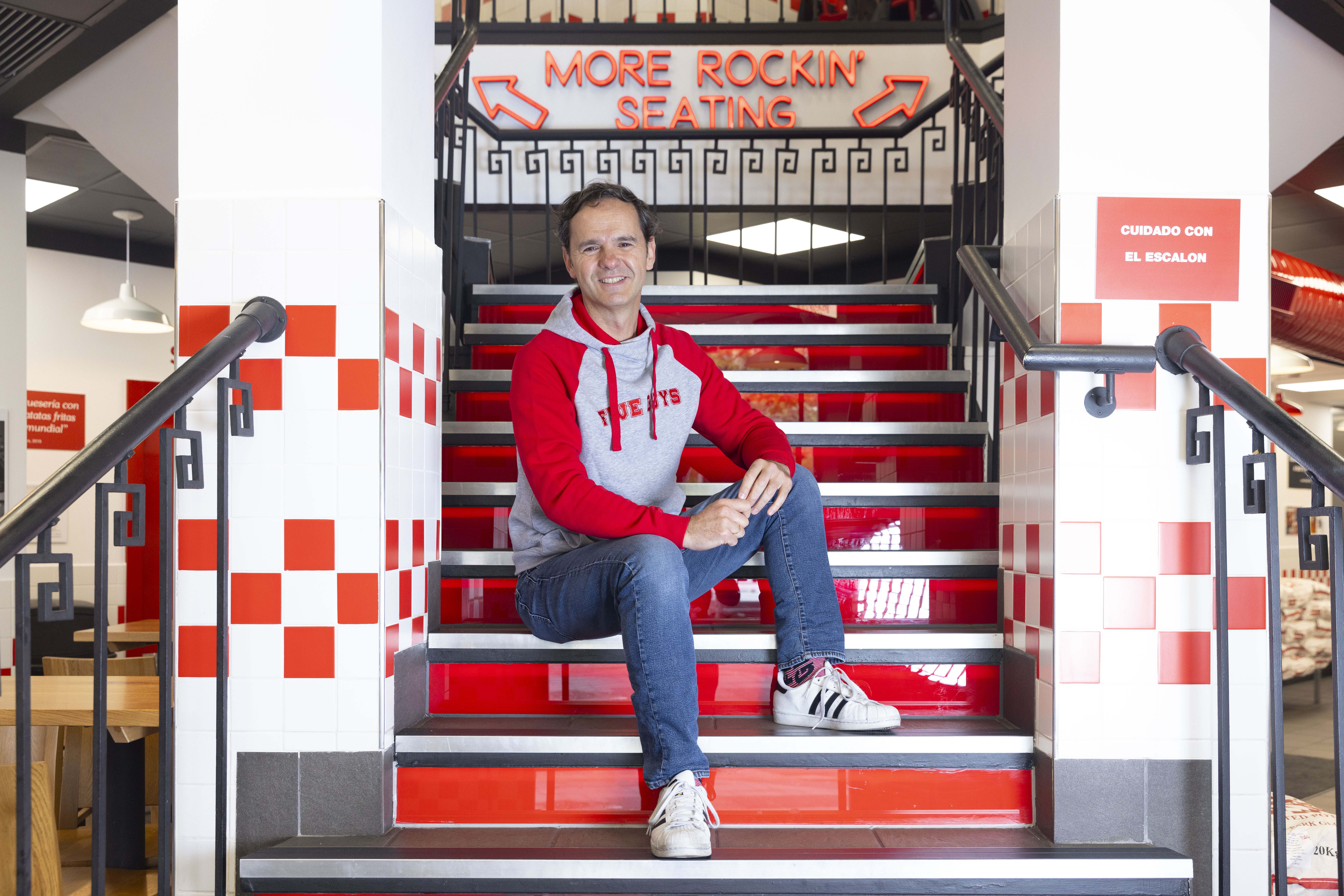 Daniel Agromayor, director general de Five Guys en España y Portugal. Foto: Alberto Martín