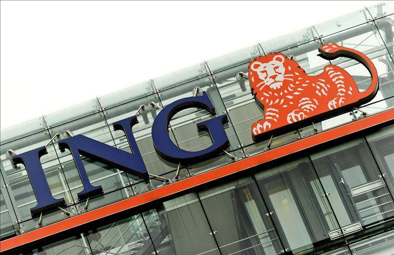Un cartel de ING