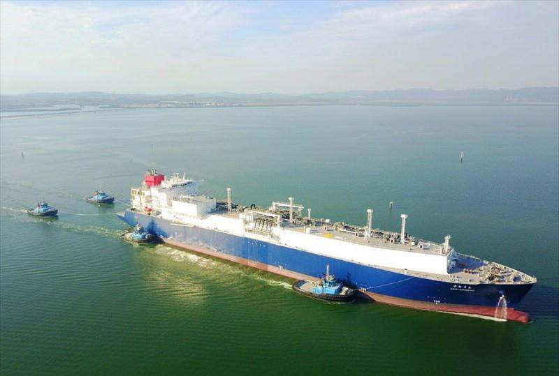 El buque metanero Cesi Qingdao