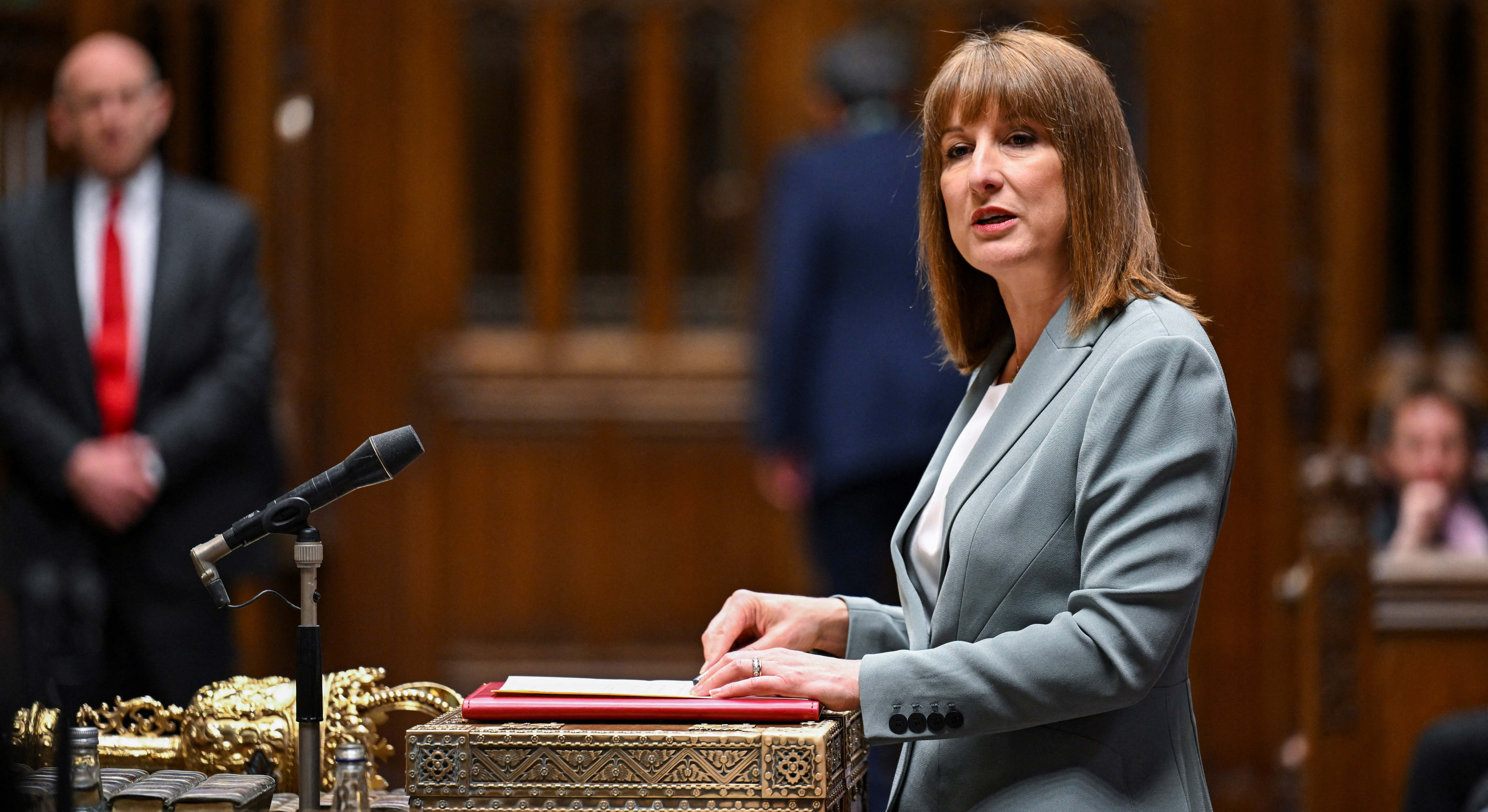 Rachel Reeves, ministra de Finanzas británica, el 11 de junio. Foto: Reuters