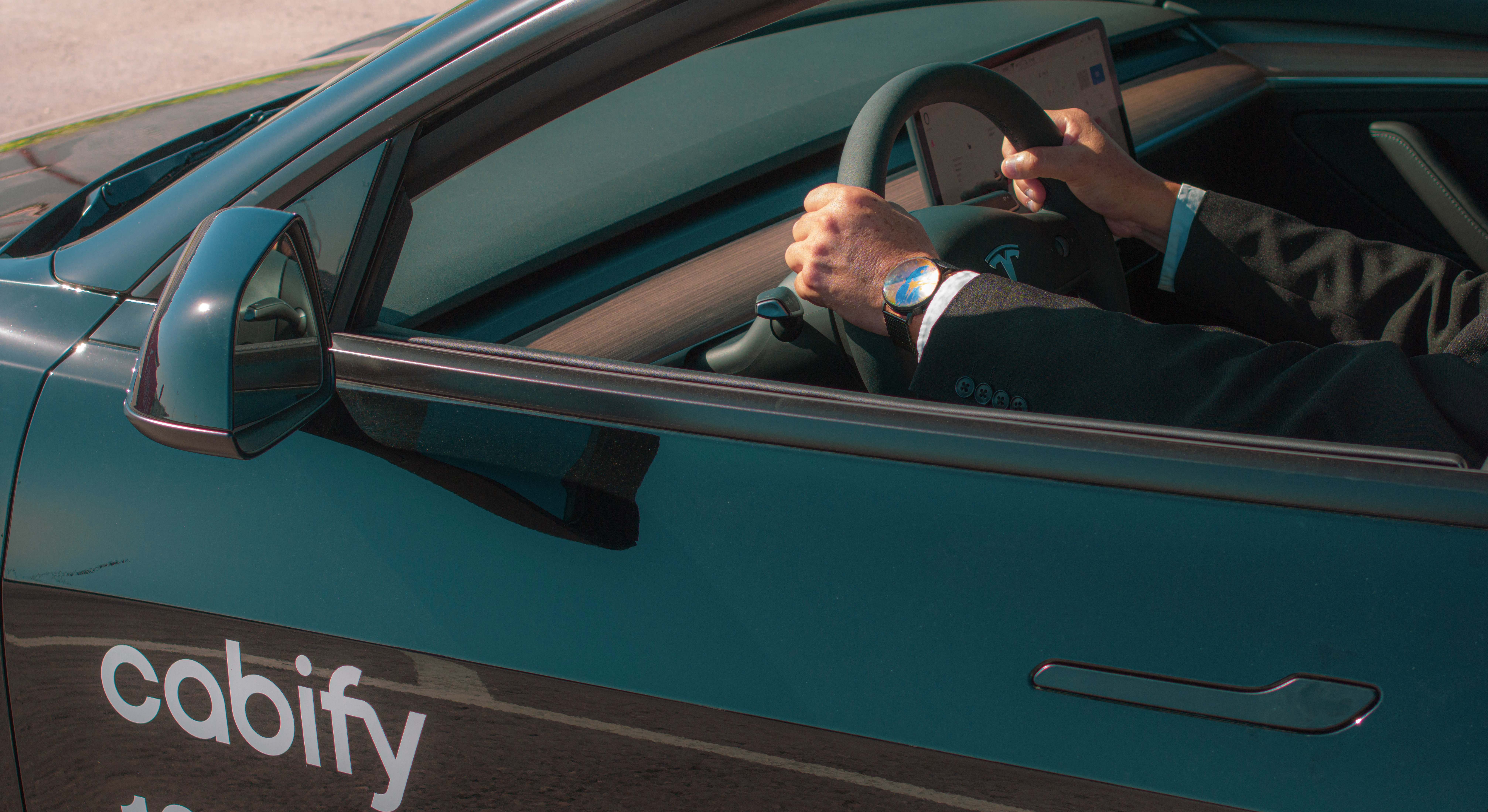 Coches operados por Cabify.