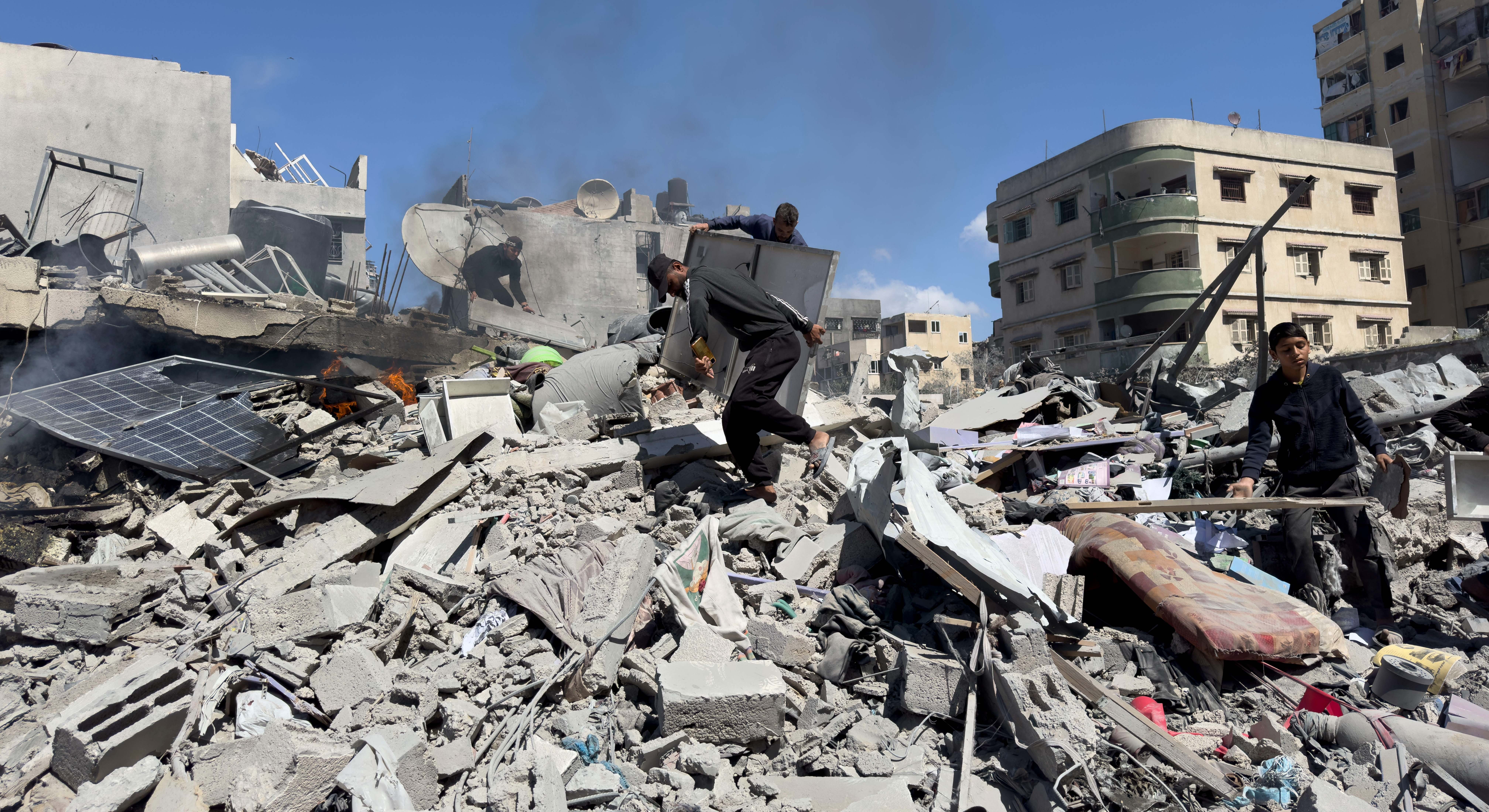 Destrozos en Gaza. / Foto: EFE.