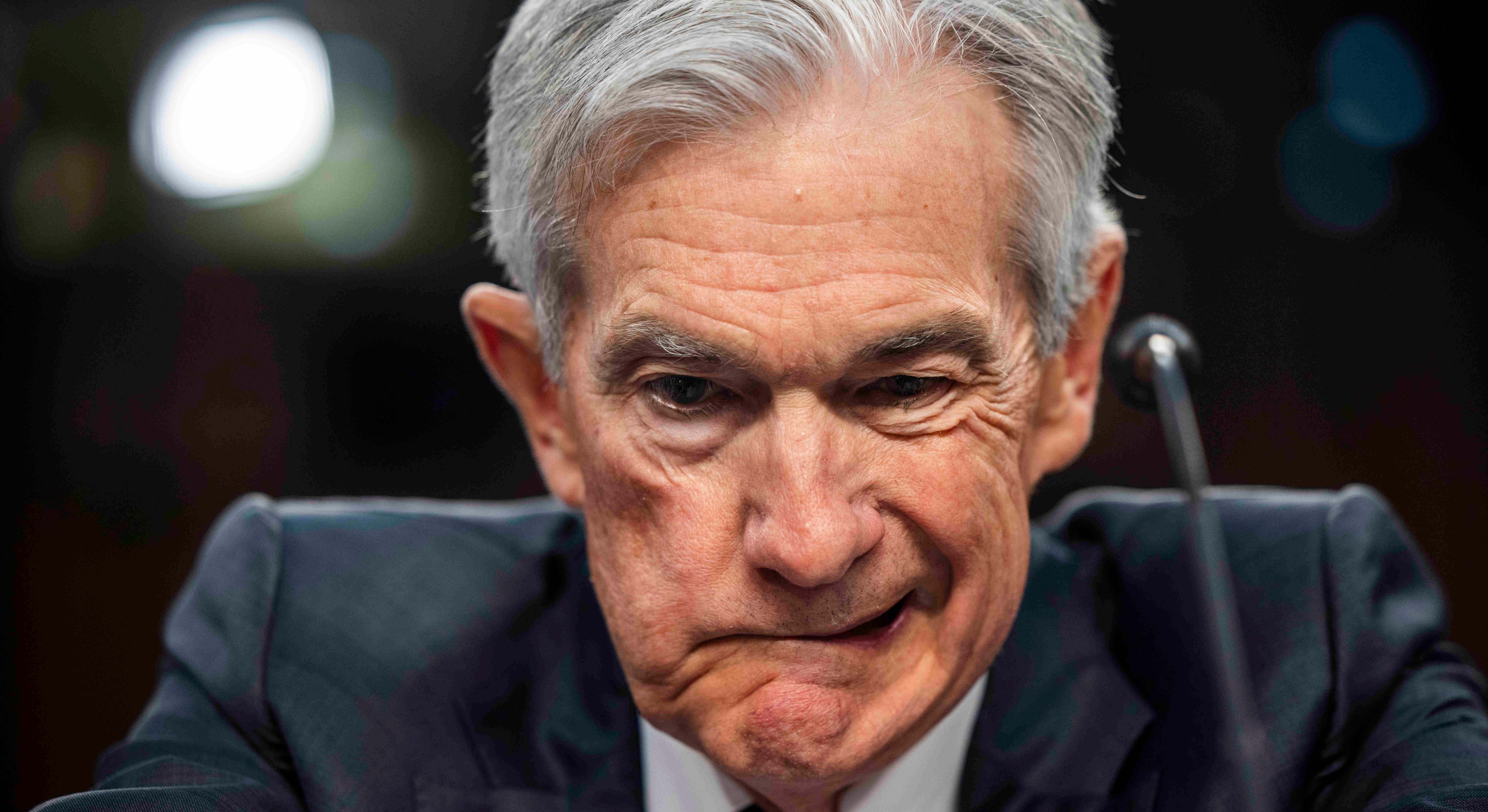 Jerome Powell, presidente de la Fed