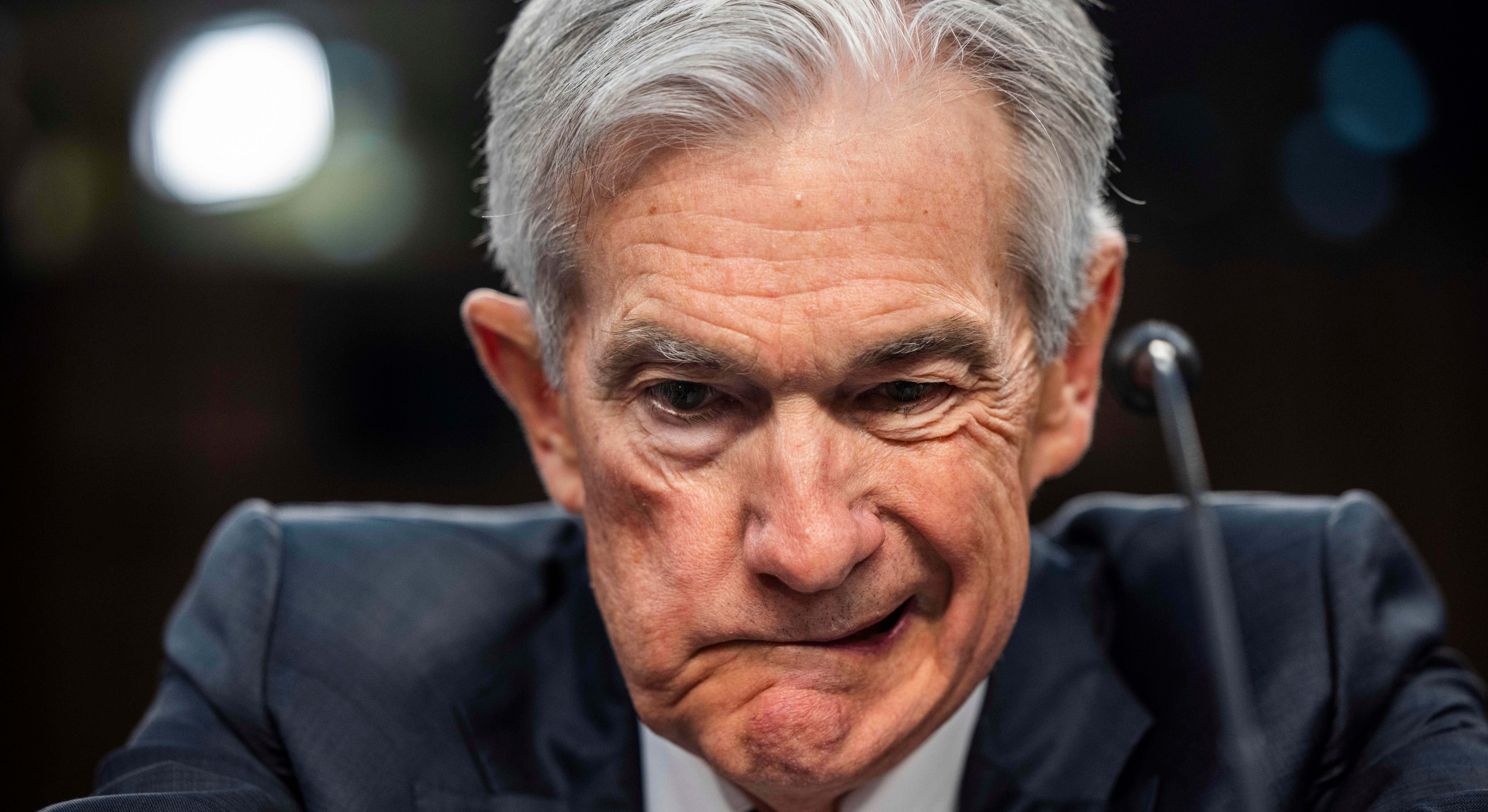 Jerome Powell, presidente de la Fed