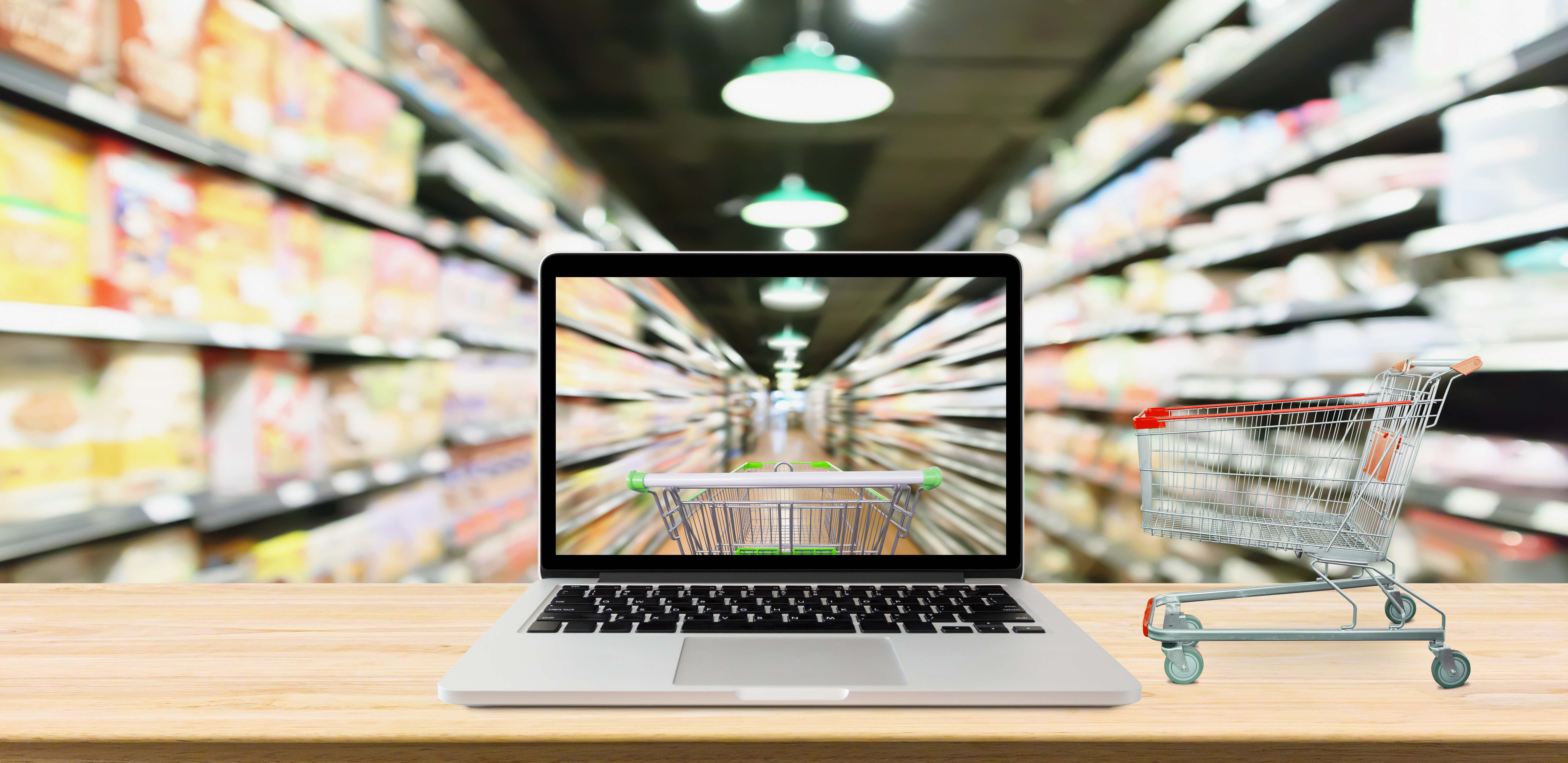 El peso de los supermercados en el negocio online alcanzó el 4,1% con la pandemia..