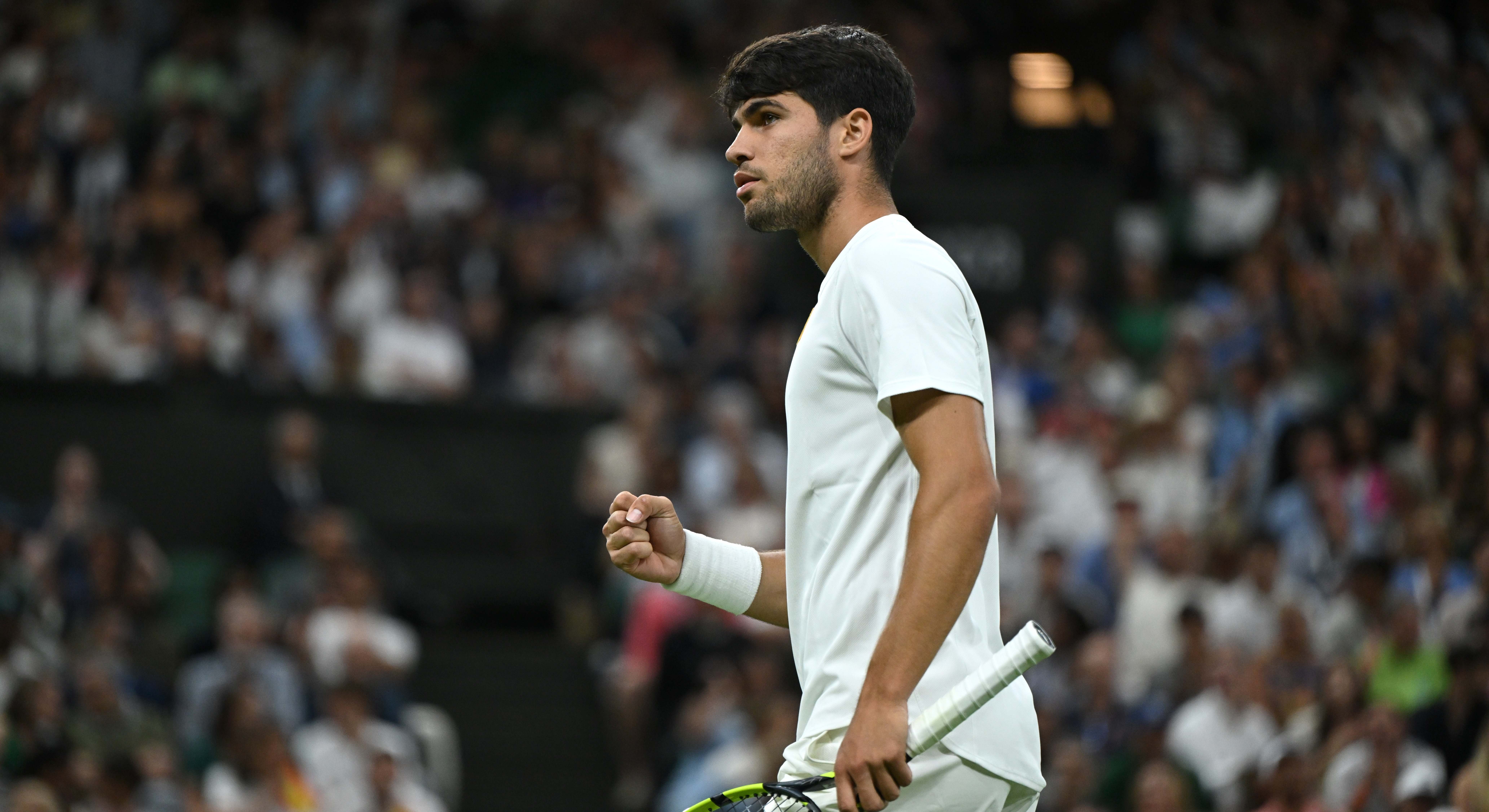 Carlos Alcaraz en Wimbledon