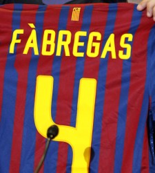 Cesc Fábregas y su deseo de 'catalanizar' su camiseta del Barça