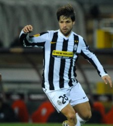 Diego Ribas, en un partido con la Juventus