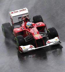 <b>Alonso</b> quiere lluvia, pero demasiada puede acabar con todas sus opciones de ganar