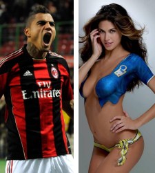 Kevin-Prince Boateng y Melissa Satta