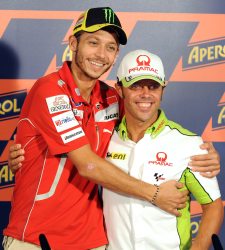Loris Capirossi y Valentino Rossi