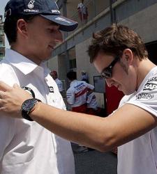 v<b>Alonso</b> vuelve a mostrar su predilección por Kubica: "Es el mejor piloto"