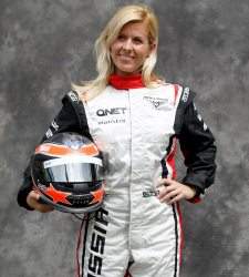 La piloto española María de Villota, herida en un accidente en un test de Marussia