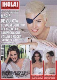 <b>María de Villota</b> da la cara por primera vez desde que perdió el ojo derecho