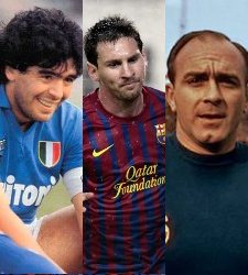 Messi Maradona Di Stéfano