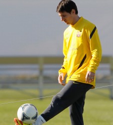 <b>Messi y Puyol</b> vuelven a entrenarse con el grupo a las órdenes de Tito Vilanova
